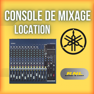 Loc Console de mixage Evenement MG16/6FX